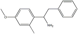 1-(4-methoxy-2-methylphenyl)-2-phenylethan-1-amine,,结构式