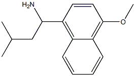  1-(4-methoxynaphthalen-1-yl)-3-methylbutan-1-amine