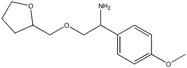 1-(4-methoxyphenyl)-2-(oxolan-2-ylmethoxy)ethan-1-amine Struktur