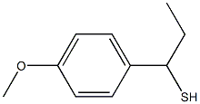 1-(4-methoxyphenyl)propane-1-thiol Struktur