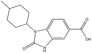 1-(4-methylcyclohexyl)-2-oxo-2,3-dihydro-1H-1,3-benzodiazole-5-carboxylic acid