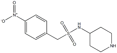 1-(4-nitrophenyl)-N-(piperidin-4-yl)methanesulfonamide Structure