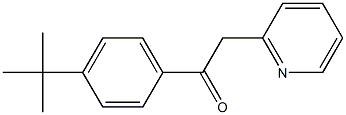 1-(4-tert-butylphenyl)-2-(pyridin-2-yl)ethan-1-one,,结构式