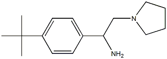 1-(4-tert-butylphenyl)-2-pyrrolidin-1-ylethanamine Struktur