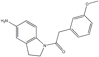 1-(5-amino-2,3-dihydro-1H-indol-1-yl)-2-(3-methoxyphenyl)ethan-1-one