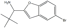 1-(5-bromo-1-benzofuran-2-yl)-2,2-dimethylpropan-1-amine Struktur