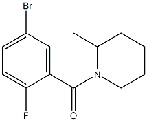 1-(5-bromo-2-fluorobenzoyl)-2-methylpiperidine