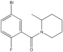  1-(5-bromo-2-fluorobenzoyl)-2-methylpiperidine