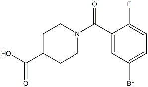  1-(5-bromo-2-fluorobenzoyl)piperidine-4-carboxylic acid