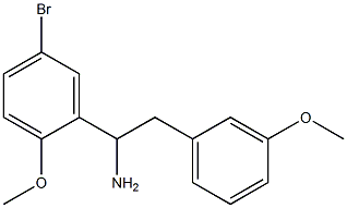  1-(5-bromo-2-methoxyphenyl)-2-(3-methoxyphenyl)ethan-1-amine