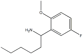  1-(5-fluoro-2-methoxyphenyl)hexan-1-amine