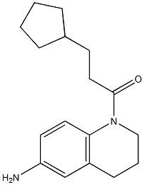 1-(6-amino-1,2,3,4-tetrahydroquinolin-1-yl)-3-cyclopentylpropan-1-one