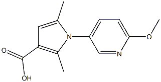 1-(6-methoxypyridin-3-yl)-2,5-dimethyl-1H-pyrrole-3-carboxylic acid|