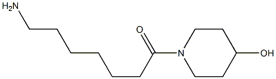 1-(7-aminoheptanoyl)piperidin-4-ol Structure