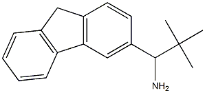 1-(9H-fluoren-3-yl)-2,2-dimethylpropan-1-amine 化学構造式