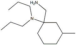 1-(aminomethyl)-3-methyl-N,N-dipropylcyclohexan-1-amine Structure