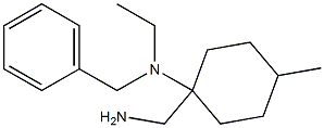 1-(aminomethyl)-N-benzyl-N-ethyl-4-methylcyclohexan-1-amine Structure