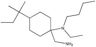 1-(aminomethyl)-N-butyl-N-ethyl-4-(2-methylbutan-2-yl)cyclohexan-1-amine