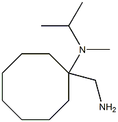 1-(aminomethyl)-N-methyl-N-(propan-2-yl)cyclooctan-1-amine 结构式