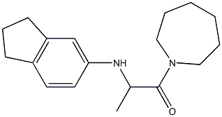 1-(azepan-1-yl)-2-(2,3-dihydro-1H-inden-5-ylamino)propan-1-one|