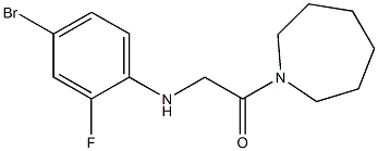  1-(azepan-1-yl)-2-[(4-bromo-2-fluorophenyl)amino]ethan-1-one