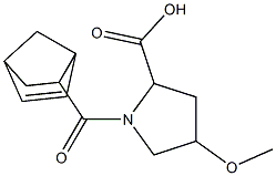 1-(bicyclo[2.2.1]hept-5-en-2-ylcarbonyl)-4-methoxypyrrolidine-2-carboxylic acid