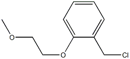 1-(氯甲基)-2-(2-甲氧基乙氧基)苯,1036519-15-9,结构式