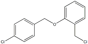 1-(chloromethyl)-2-[(4-chlorophenyl)methoxy]benzene 结构式