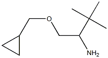  1-(cyclopropylmethoxy)-3,3-dimethylbutan-2-amine