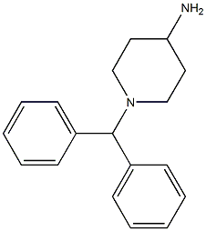 1-(diphenylmethyl)piperidin-4-amine Structure