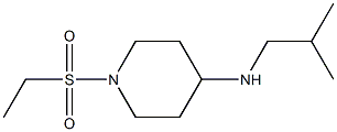 1-(ethanesulfonyl)-N-(2-methylpropyl)piperidin-4-amine 化学構造式