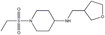 1-(ethanesulfonyl)-N-(oxolan-3-ylmethyl)piperidin-4-amine Struktur