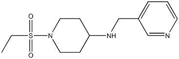 1-(ethanesulfonyl)-N-(pyridin-3-ylmethyl)piperidin-4-amine|