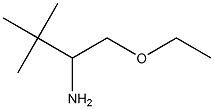 1-(ethoxymethyl)-2,2-dimethylpropylamine Structure