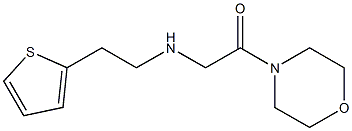 1-(morpholin-4-yl)-2-{[2-(thiophen-2-yl)ethyl]amino}ethan-1-one|