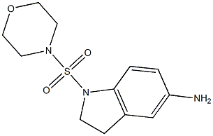 1-(morpholine-4-sulfonyl)-2,3-dihydro-1H-indol-5-amine Structure