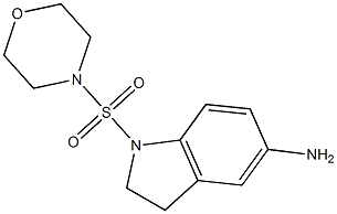 1-(morpholine-4-sulfonyl)-2,3-dihydro-1H-indol-5-amine|