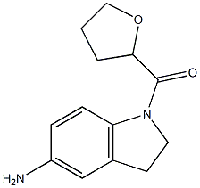 1-(oxolan-2-ylcarbonyl)-2,3-dihydro-1H-indol-5-amine 结构式