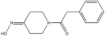 1-(phenylacetyl)piperidin-4-one oxime Struktur