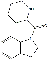 1-(piperidin-2-ylcarbonyl)-2,3-dihydro-1H-indole,,结构式