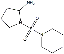 1-(piperidine-1-sulfonyl)pyrrolidin-2-amine 结构式