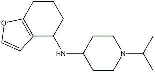 1-(propan-2-yl)-N-(4,5,6,7-tetrahydro-1-benzofuran-4-yl)piperidin-4-amine 结构式