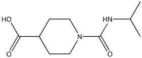 1-(propan-2-ylcarbamoyl)piperidine-4-carboxylic acid 结构式