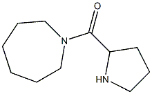 1-(pyrrolidin-2-ylcarbonyl)azepane Struktur