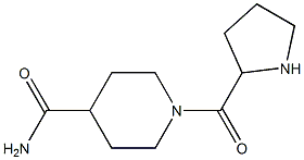 1-(pyrrolidin-2-ylcarbonyl)piperidine-4-carboxamide|