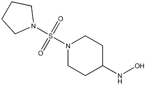 1-(pyrrolidine-1-sulfonyl)piperidine-4-hydroxylamine 结构式