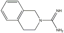 1,2,3,4-tetrahydroisoquinoline-2-carboximidamide 化学構造式