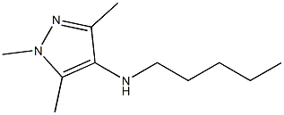 1,3,5-trimethyl-N-pentyl-1H-pyrazol-4-amine Structure