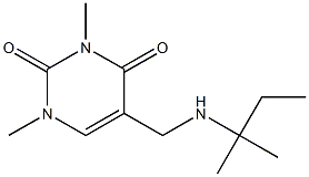 1,3-dimethyl-5-{[(2-methylbutan-2-yl)amino]methyl}-1,2,3,4-tetrahydropyrimidine-2,4-dione