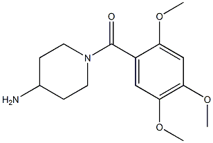 1-[(2,4,5-trimethoxyphenyl)carbonyl]piperidin-4-amine